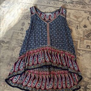 Patrons of Peace Multicolor Paisley Top